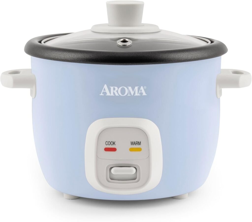 Aroma Housewares 4-Cups (Cooked) / 1Qt. Rice  Grain Cooker (ARC-302NGP), Pink