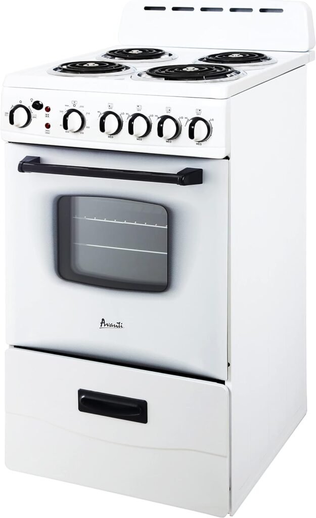 Avanti Electric Range ERU200P0W, White