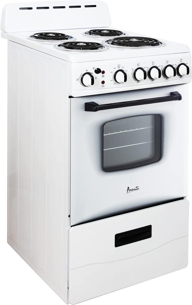 Avanti Electric Range ERU200P0W, White