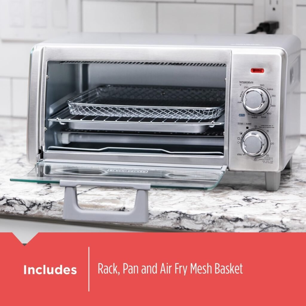 Black  Decker Crisp N Bake Air Fryer Toaster Oven