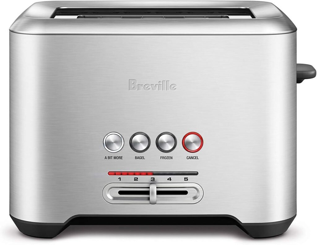 Breville BTA720XL Bit More 2-Slice Toaster, Brushed Stainless Steel