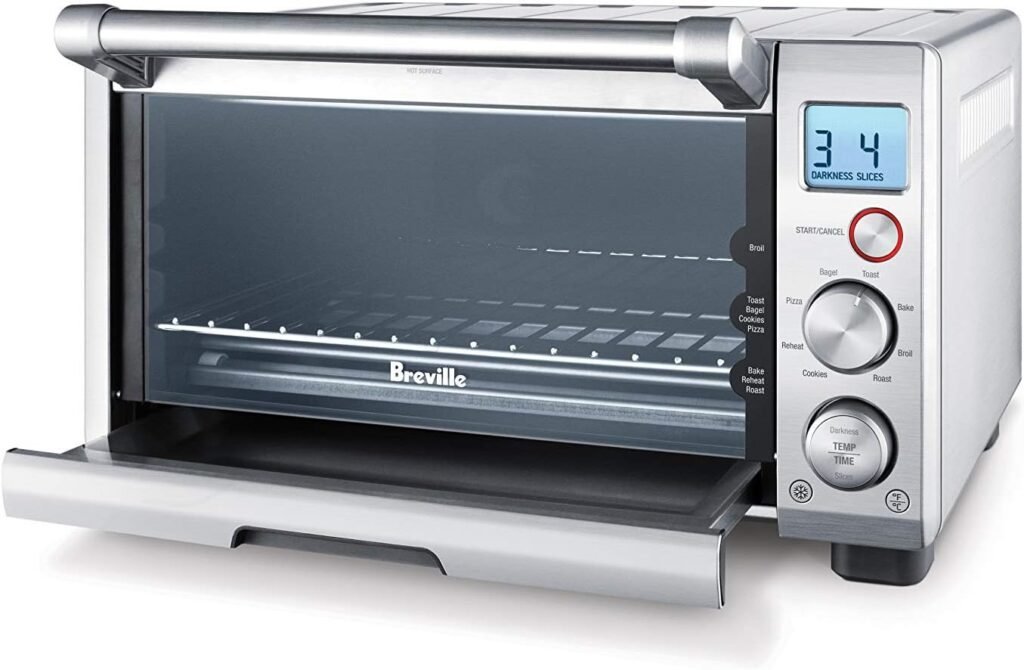 Breville Compact Smart Toaster Oven, Brushed Stainless Steel, BOV650XL