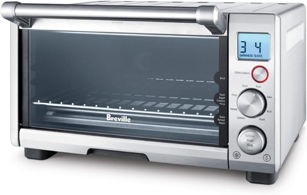 Breville Compact Smart Toaster Oven, Brushed Stainless Steel, BOV650XL