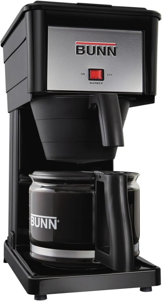 BUNN GRB Velocity Brew 10-Cup Home Coffee Brewer, Black