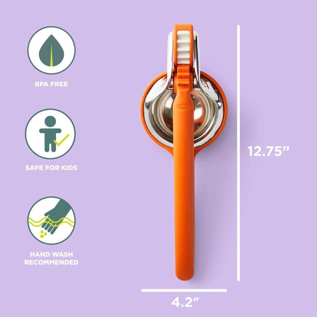 Chefn FreshForce Citrus Juicer, 10.25 long, Yellow