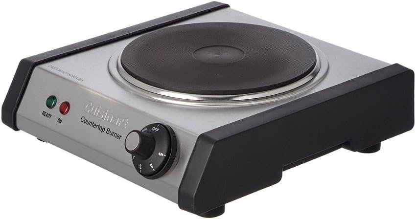 Cuisinart CB-30P1 Cast-Iron Single Burner, Stainless Steel