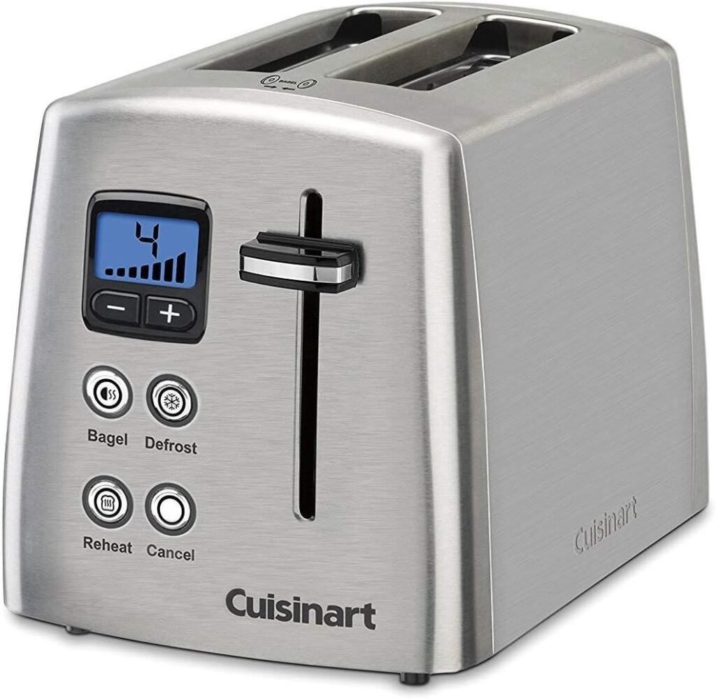 Cuisinart CPT-435P1 4-Slice Countdown Motorized Toaster, Stainless Steel