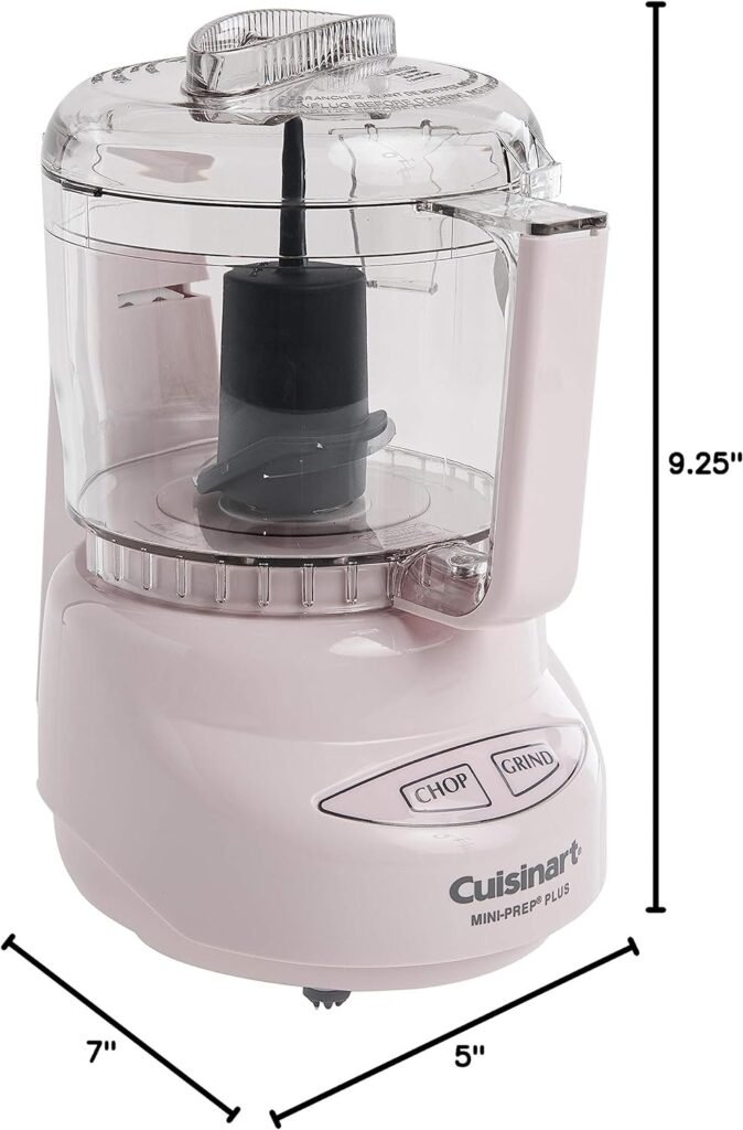 Cuisinart Food Processor, Mini-Prep 3 Cup, 24 oz, Brushed Chrome and Nickel, DLC-2ABC