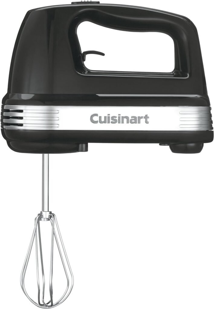 Cuisinart HM-90BCS Power Advantage Plus 9-Speed Handheld Mixer with Storage Case, Brushed Chrome