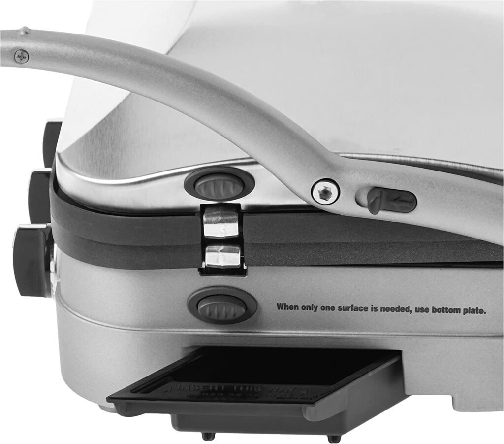 Cuisinart Panini Press, Stainless Steel Griddler, Sandwich Maker  More, 5-IN-1, GR-4NP1