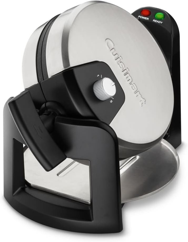 Cuisinart WAF-F40 Double Flip Belgian Waffle Maker,New Black/Stainless