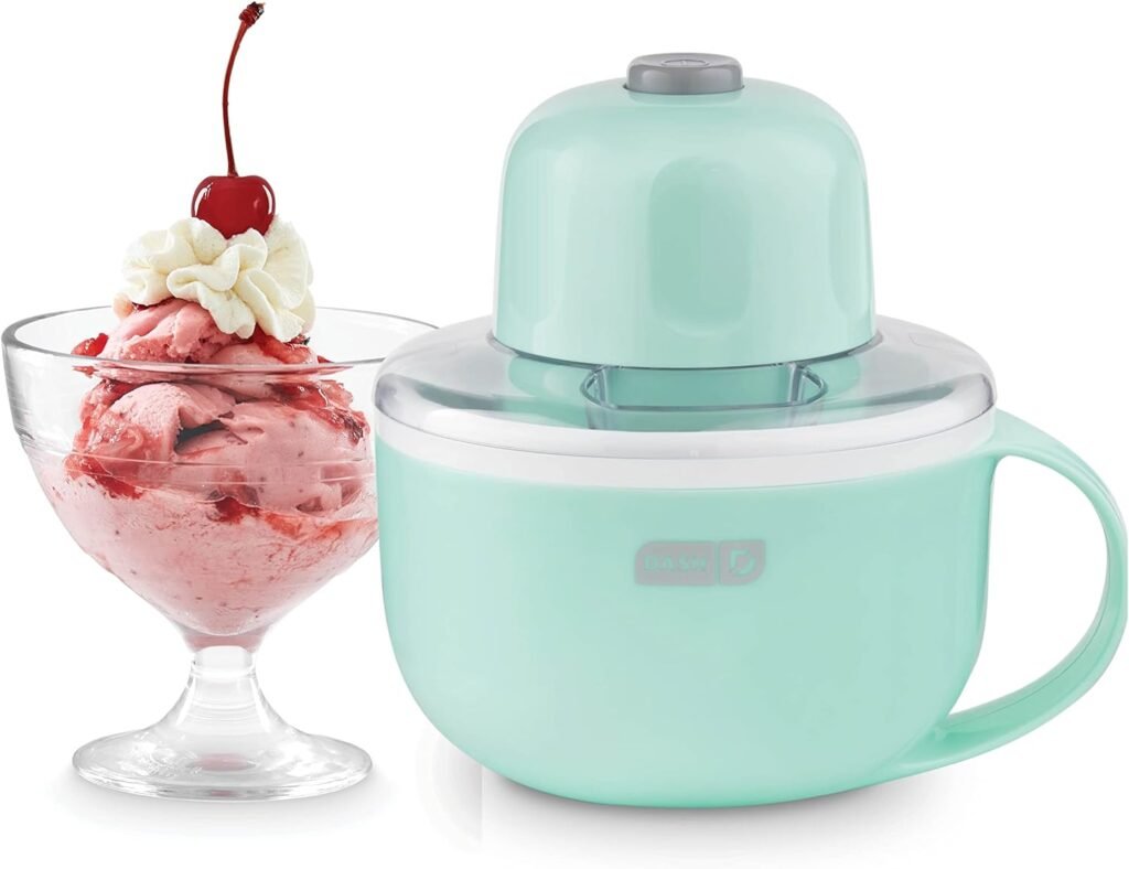 DASH My Mug Ice Cream Maker, for Ice Cream, Gelato, Sorbet, Frozen Yogurt, and Custom Mix-Ins, with (2) Bowls