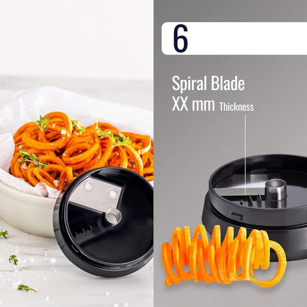 Fullstar Mandoline Slicer Spiralizer Vegetable Slicer - Vegetable Chopper Onion Chopper Food Chopper Vegetable Spiralizer Mandoline Slicer Cutter Chopper and Grater Slicer Zucchini Spaghetti Maker