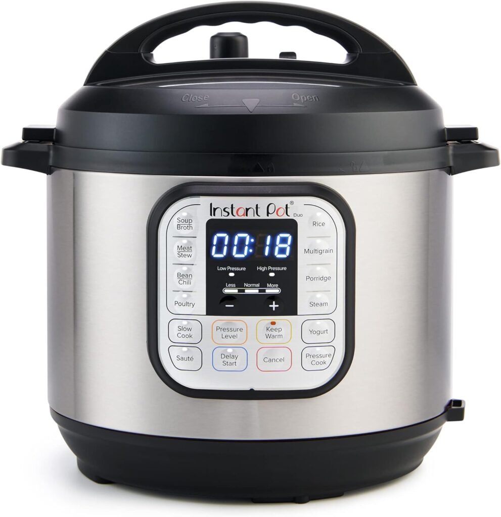 Instant Pot Duo 7-in-1 Mini Electric Pressure Cooker, Slow Rice Cooker, Steamer, Sauté, Yogurt Maker, Warmer  Sterilizer, Includes Free App with over 1900 Recipes, Stainless Steel, 3 Quart