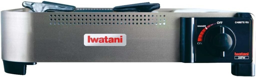 Iwatani 35FW Single-Burner Butane Portable Cooktop Indoor  Outdoor Cooking Stove Medium