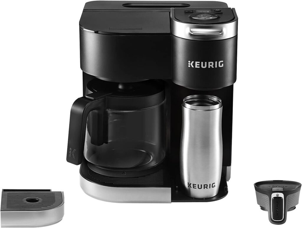 Keurig K-Duo Single Serve K-Cup Pod  Carafe Coffee Maker, Black