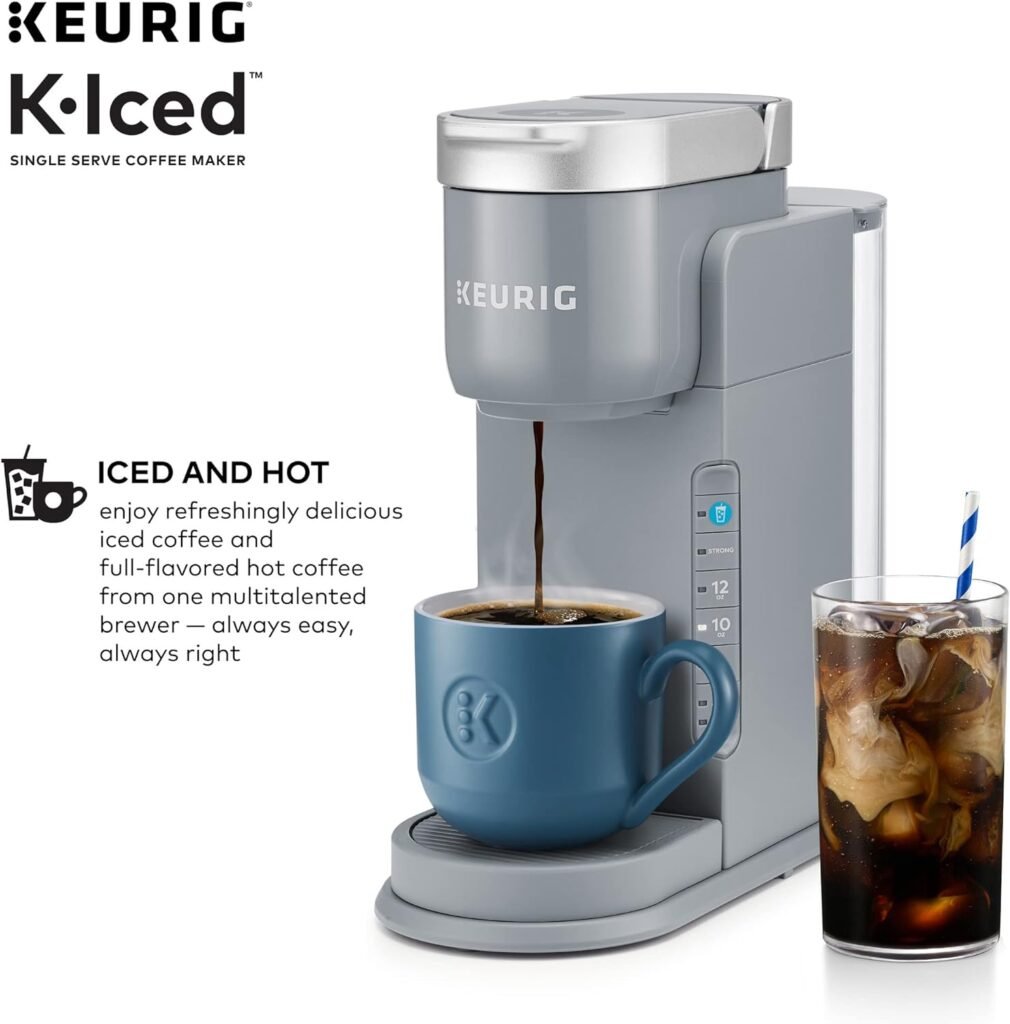 Keurig K-Iced Single Serve Coffee Maker - Brews Hot and Cold - Gray