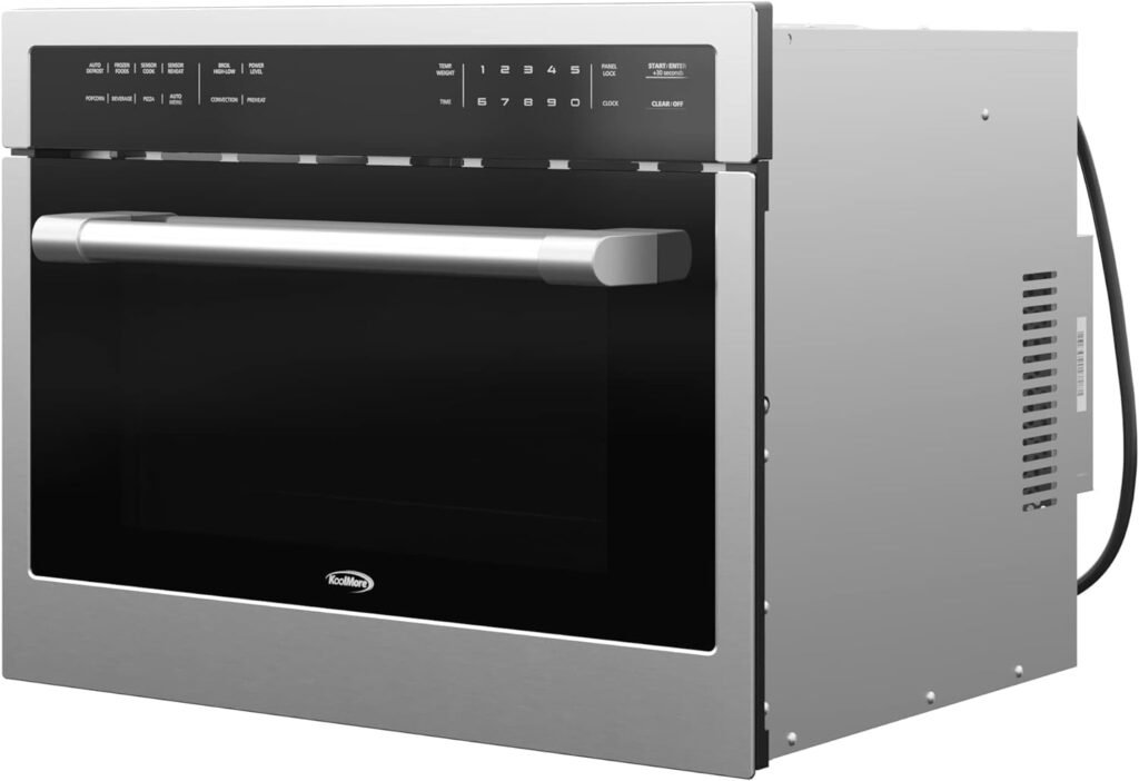 KoolMore 36 Inch All-Electric Range Oven with Ceramic Cooktop Burners, Stainless Steel Kitchen Stove with Large Capacity Convection Cooking, 4.3 cu. ft. (KM-FR36EE-SS)