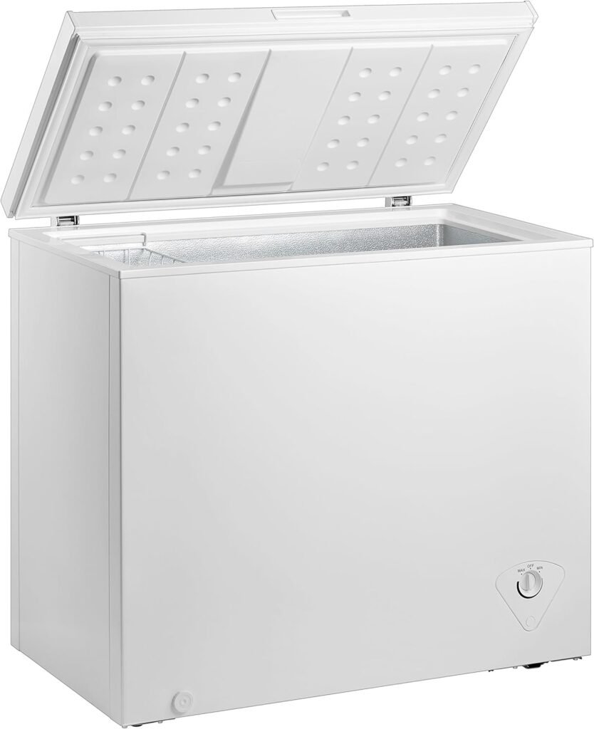 Midea WHS-258C1 Single Door Chest Freezer, 7.0 Cubic Feet, White