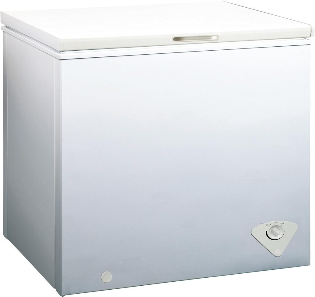 Midea WHS-258C1 Single Door Chest Freezer, 7.0 Cubic Feet, White