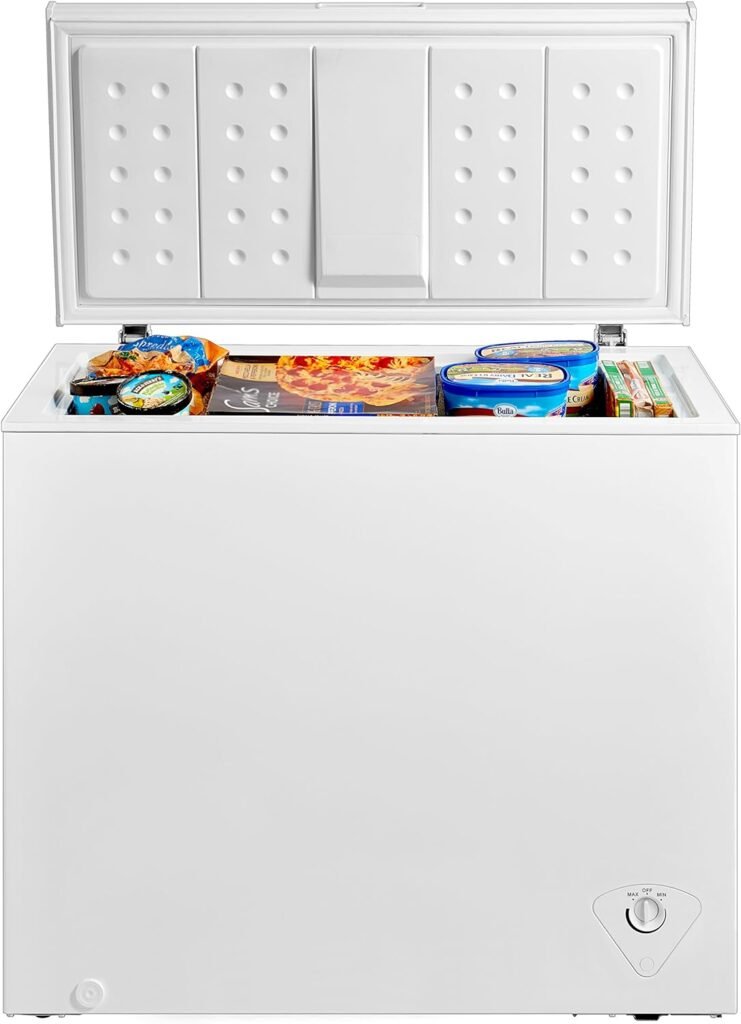 Midea WHS-258C1 Single Door Chest Freezer, 7.0 Cubic Feet, White