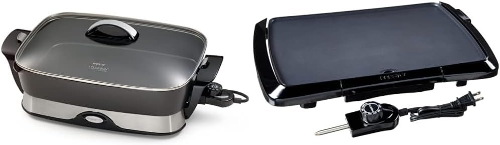 Presto 06857 16-inch Electric Foldaway Skillet, Black