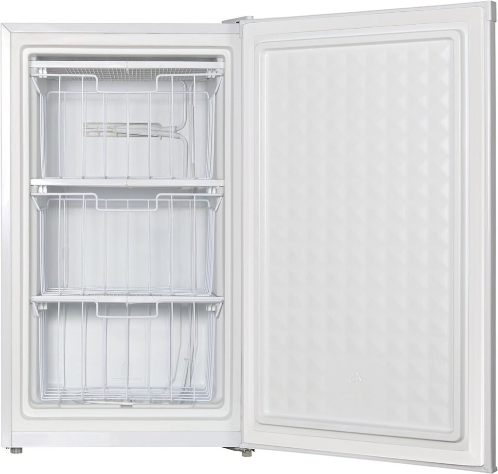 SPT UF-304W: 3.0 cu.ft. Upright Freezer in White - ENERGY STAR