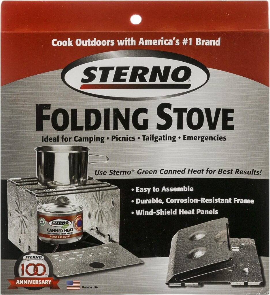 Sterno Single Burner Folding Stove - 50002