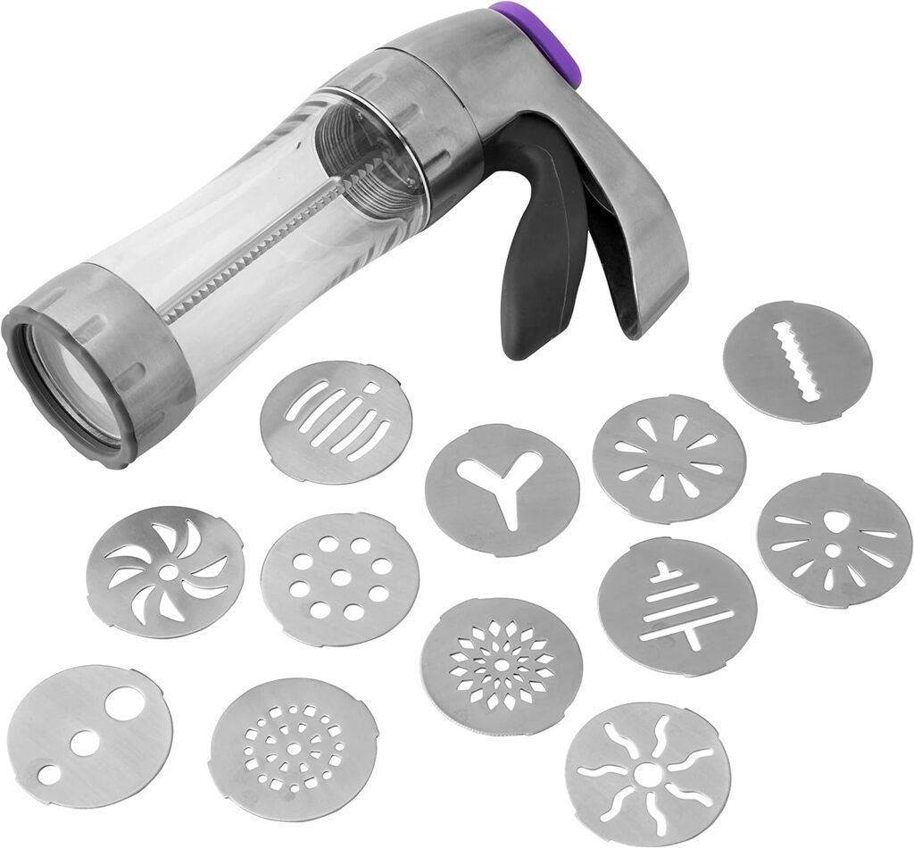 Wilton Preferred Press Cookie Press Set with 12 Shapes Discs for Originalö Cookies