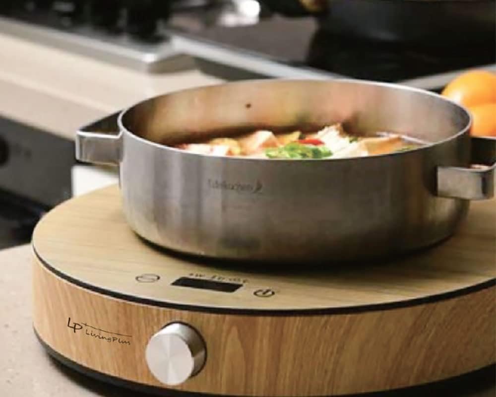 1800W Induction Cooktop Countertop Burner, 3 Hour Max Timer