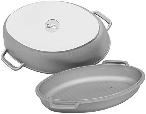 Aluminum Covered Oval Roaster with Lid - Roaster High Dome (2.6-qt (2.5 L))