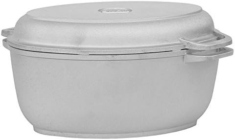 Aluminum Covered Oval Roaster with Lid - Roaster High Dome (2.6-qt (2.5 L))