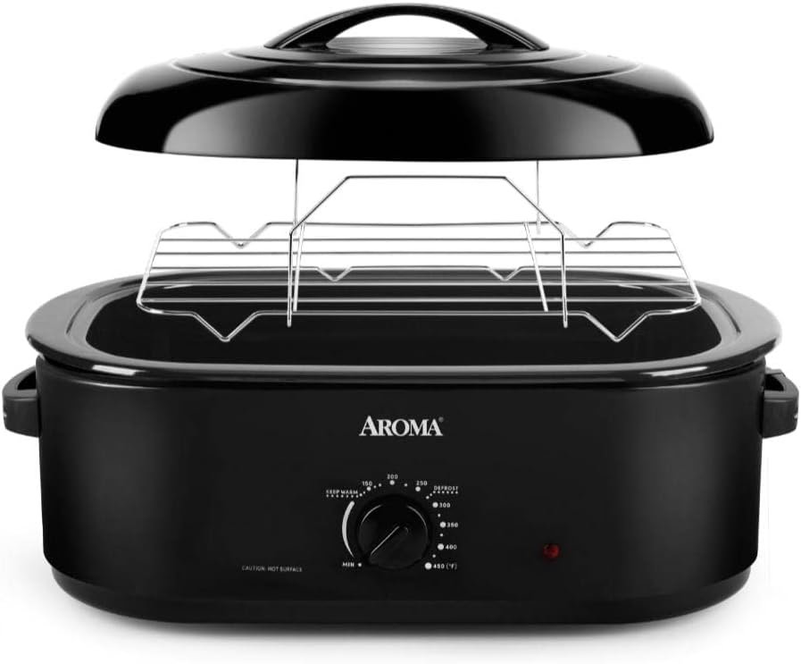 AROMA 18Qt. Roaster Oven (Black)