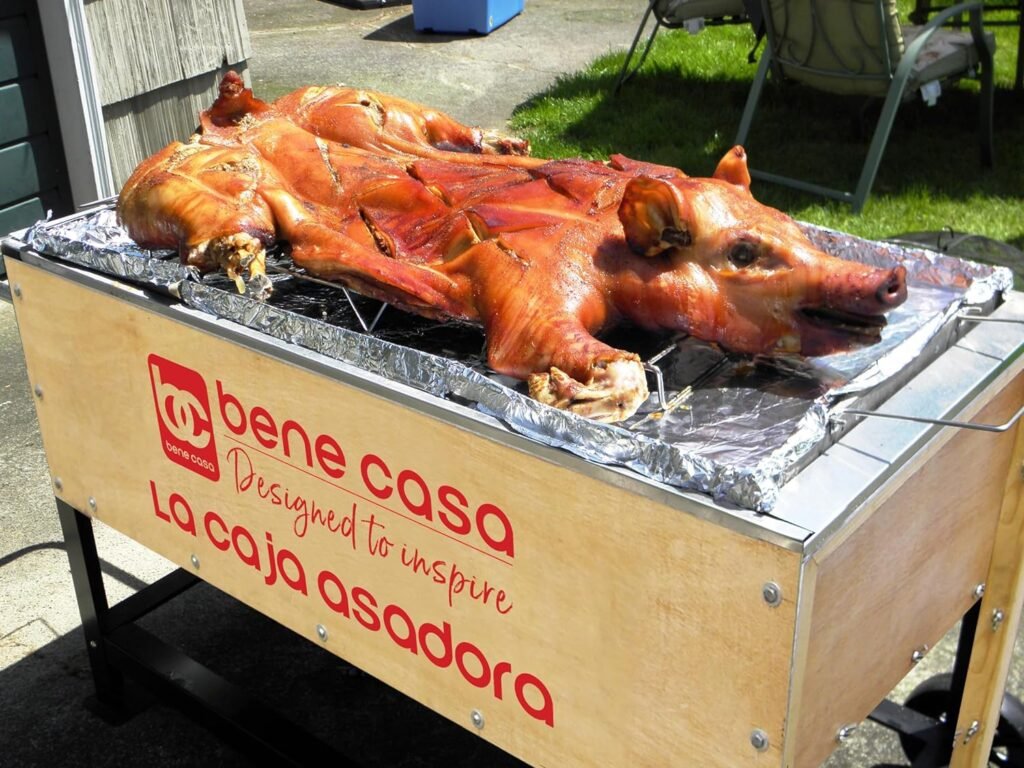 Bene Casa Caja Asadora Large Pit Barbecue Portable Pig Roaster