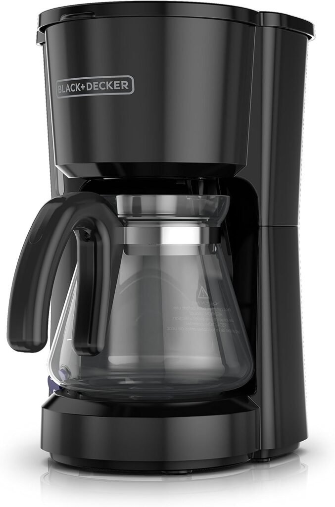 BLACK+DECKER CM0700BZ 4-in-1 5-Cup Coffee Station Coffeemaker, Black