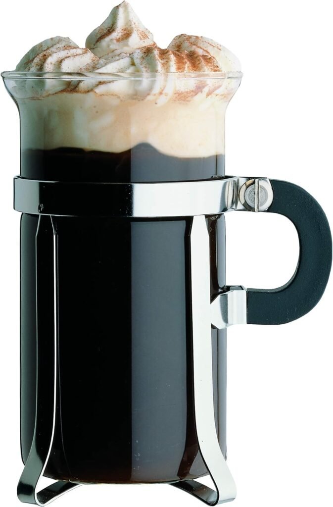 Bodum Chambord French Press Coffee Maker, 1 Liter, 34 Ounce, Chrome