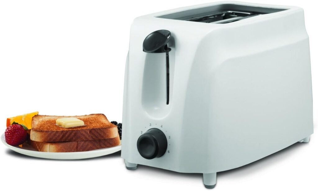 Brentwood Toaster Cool Touch, 2-Slice, White