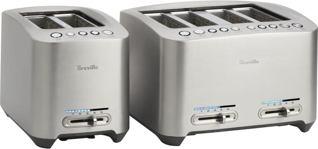 Breville Die-Cast Smart Toaster 2 Slice BTA820XL, Brushed Stainless Steel