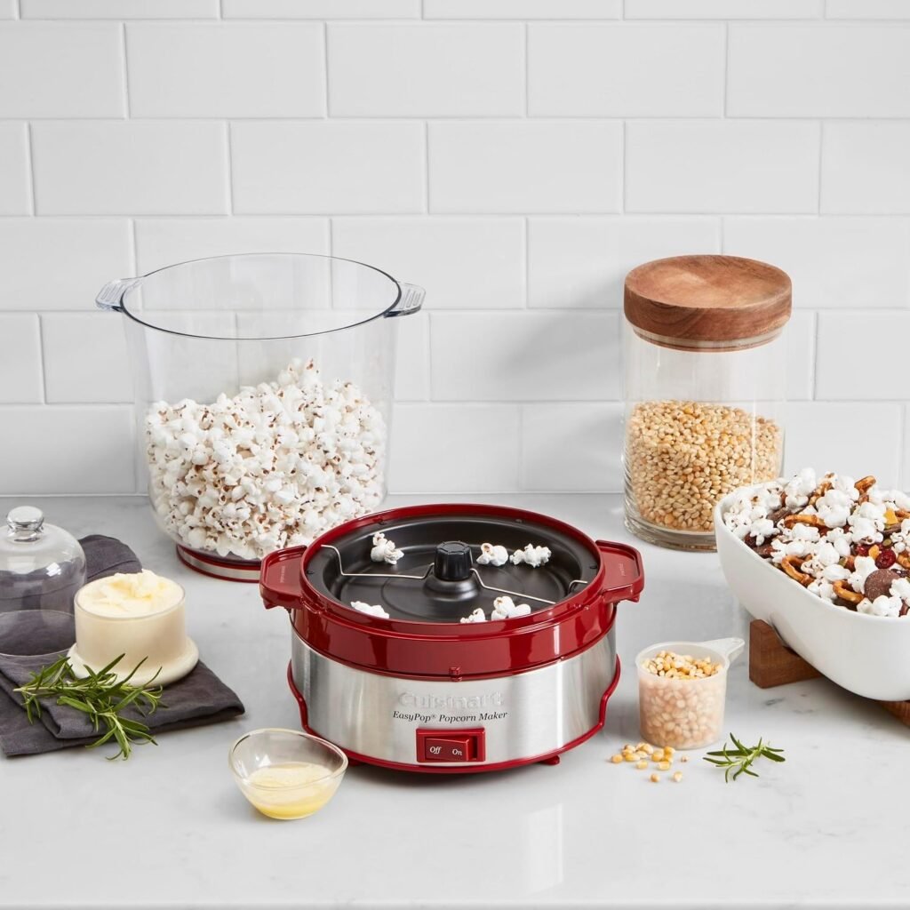 Cuisinart CPM-700P1 EasyPop Popcorn Maker, Red