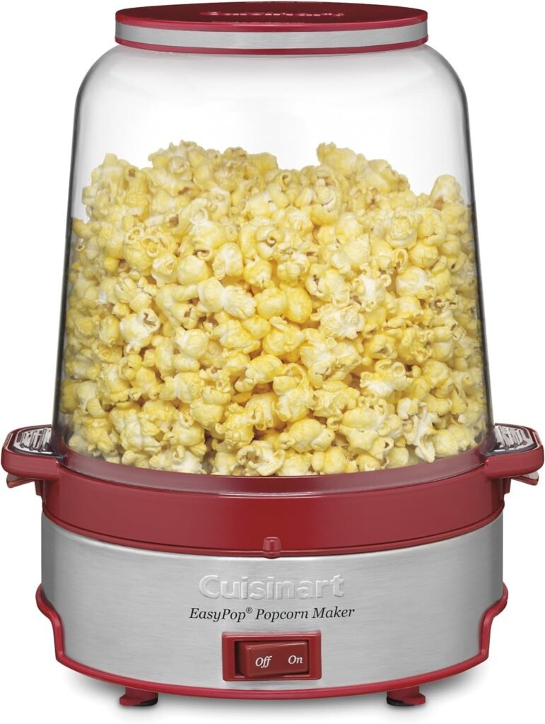 Cuisinart CPM-700P1 EasyPop Popcorn Maker, Red