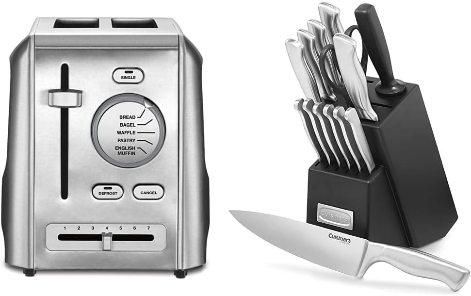 Cuisinart CPT-620 2-Slice Custom Select Toaster, Stainless Steel