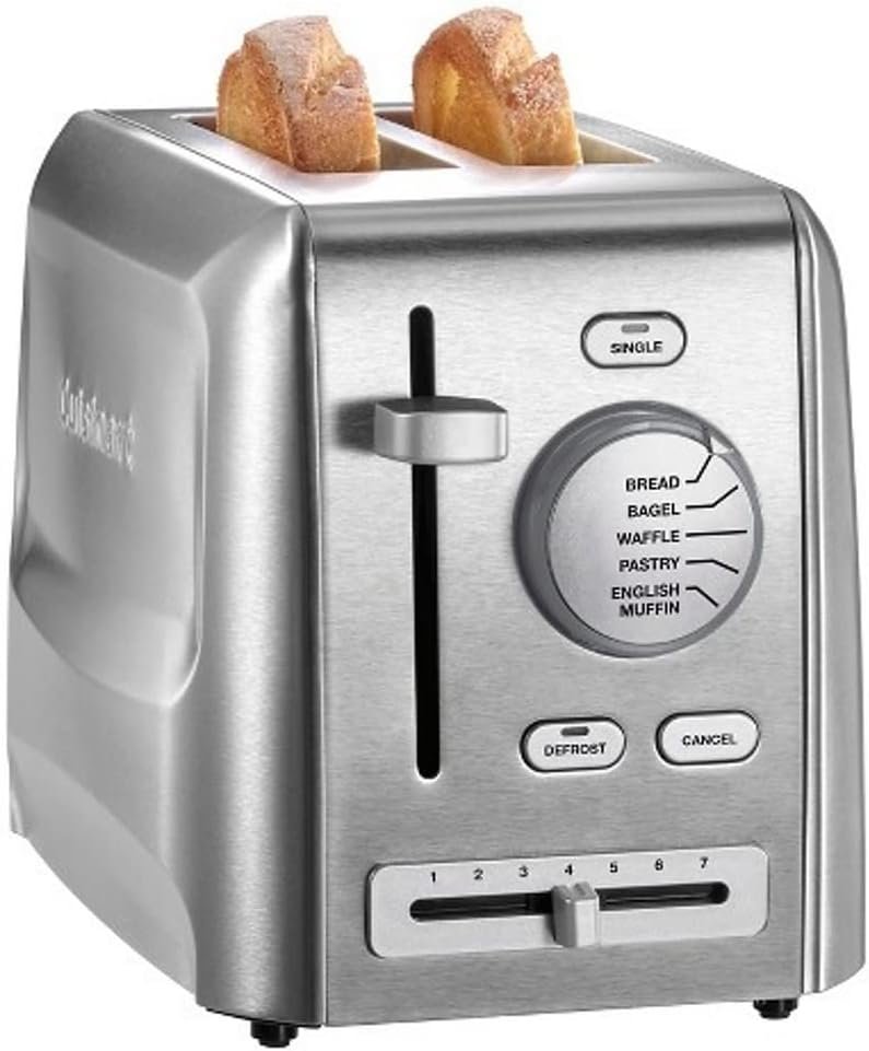 Cuisinart CPT-620 2-Slice Custom Select Toaster, Stainless Steel