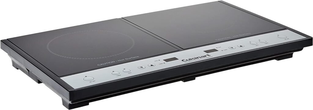 Cuisinart ICT-60 Double Induction Cooktop, Black