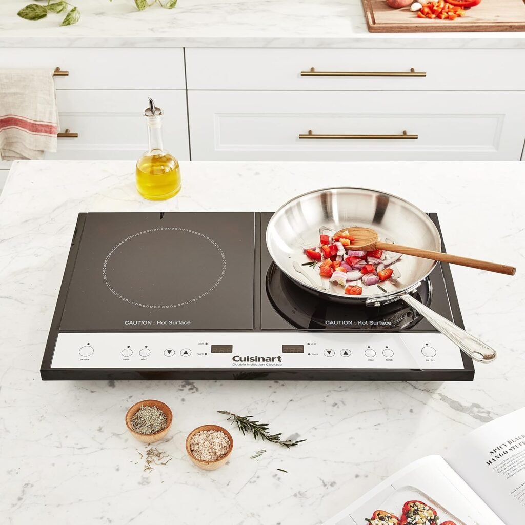 Cuisinart ICT-60 Double Induction Cooktop, Black