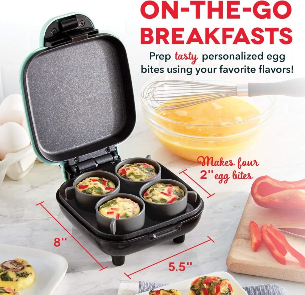 DASH Rapid Egg Cooker: 6 Egg Capacity Electric Egg Cooker for Hard Boiled Eggs, Poached Eggs, Scrambled Eggs, or Omelets with Auto Shut Off Feature - White (DEC005WH)