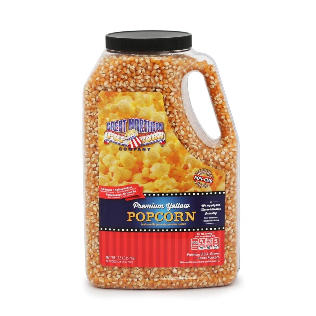 GREAT NORTHERN POPCORN COMPANY Premium Yellow Gourmet Popcorn, 7 Pound Jug