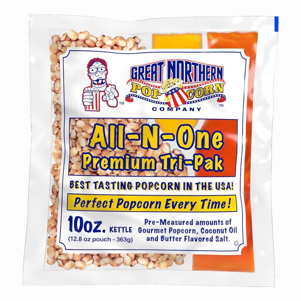 Great Northern Popcorn Premium 10 Ounce Popcorn Portion Packs Cinema, 10 Ounce (Pack of 24)