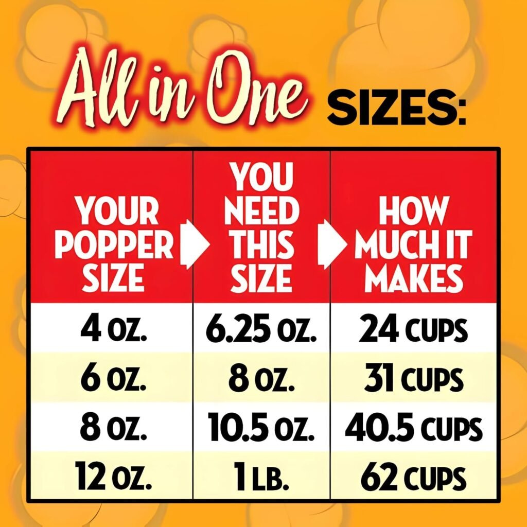 JOLLY TIME All in One Popcorn Kit, Portion Packets with Kernels, Oil and Salt for Movie Theater or Air Popper Machines (24 pack, 6oz Kettle)