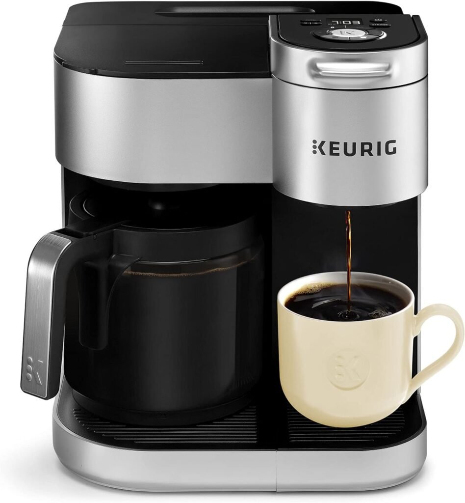 Keurig® K-Duo Special Edition Single Serve K-Cup Pod  Carafe Coffee Maker, Silver