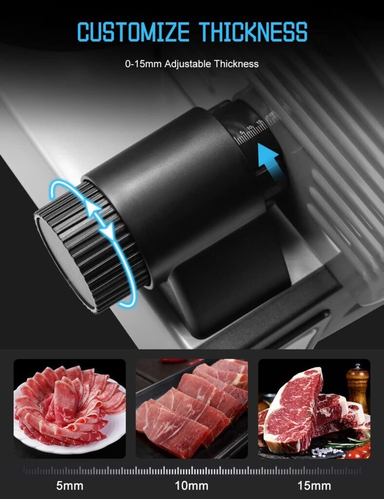 Meat Slicer Blade TOKASS 7.5 Stainless Steel,Food Slicer Round Blade only for TOKASS Meat Slicer(Non-serrated blade)